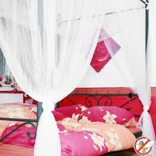 Canopy bed ideas can make you fall in love with your bedroom again. 4 Corner Post Bed Canopy Full Queen King Size Mosquito Net Bedroom Mesh Curtain Home Garden Bedding