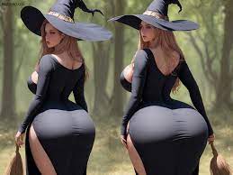 convert small image to large: Big boobs hot ass girl witch realistic huge  booty