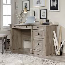 Choose from a variety of furniture collections to find the computer desk that meets your style and needs. Palladia Home Office Desk With Storage Split Oak 424819 Sauder Sauder Woodworking