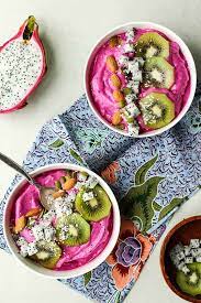 Recipe for making a pitaya, or dragon fruit, bowl at home. Dragon Fruit Smoothie Bowls Pitaya Bowls Sunkissed Kitchen
