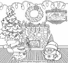 Minion Christmas Coloring Pages Throughout And Merry Christmas Coloring Pages Christmas Coloring Pages Christmas Coloring Books