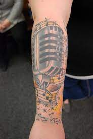 Music Half Sleeve By Kyle Franklin At Rose Of No Man S Land Tattoo And Piercing In Woodbury Mn Tattoo Sleeve Men Music Tattoo Sleeves Sleeve Tattoos
