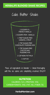 Top herbalife birthday cake shake recipes and other great tasting recipes with a healthy slant from sparkrecipes.com. 12 Herbalife Recipes Ideas Herbalife Recipes Herbalife Shake Recipes