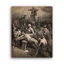 200 pictures of jesus christ, god home: Printable Jesus Christ Crucifixion The Bible Illustration By Gustave Dore