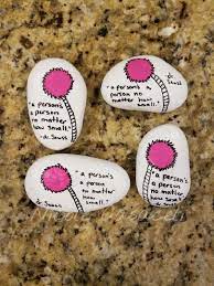 Easy Simple Painted Rocks Great For Kids And Beginners Dr Seuss Paintedrocks Kindnessrocks Painted Rocks Kids Simple Painted Rocks Painted Rocks