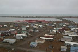 It is about 8 km northeast of the village of utqiaġvik (formerly barrow). Barrow Alaska