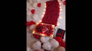 How To Surprise Wife On Birthday Romantic Room Decoration Birthday Room Decorations Romantic Room Romantic Room Decoration