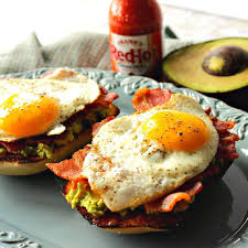 Avocado Toast with Bacon and Egg