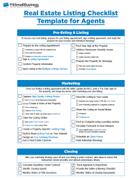 Check spelling or type a new query. Real Estate Agent Checklist For Listings
