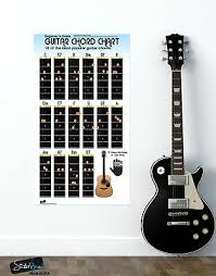 Guitar Chord Chart Poster 16 Popular Chords Guide Perfect
