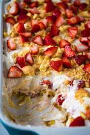No Bake Strawberry Lush Dessert Flour On My Fingers Recipe Vanilla Pudding Desserts No Bake Desserts Fudge Recipes