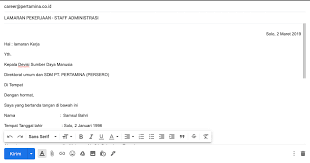Surat lamaran kerja marketing yang kamu kirim ke perusahaan yang ingin kamu lamar, tentunya kamu harus buat dengan sejujur mungkin yang menjelaskan tentang profil kamu, agar dapat memenuhi syarat untuk posisi marketing tersebut dan dapat melakukan wawancara kerja. 15 Contoh Surat Lamaran Kerja Di Bumn Pt Pertamina Contoh Surat