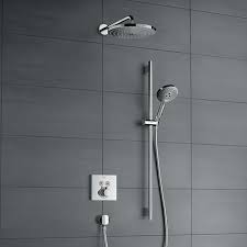 Hansgrohe Shower Head Hansgrohe Shower Sets Hansgrohe European Style Performance The Hansgrohe Shower Set Trans In 2020 Shower Panels Grohe Shower Shower Systems