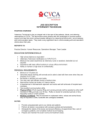 Apply to veterinary assistant, veterinary technician, animal caretaker and more! Veterinary Technician Job Description