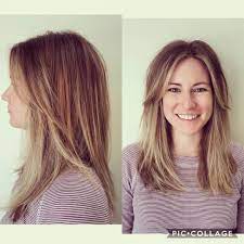 Curtainbangs Half Lang Haar Mode Kapsels Lange Kapsels