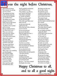 Twas The Night Before Christmas Christmas Poems The Night Before Christmas Christmas Words