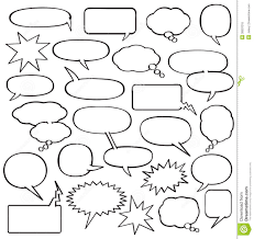 Speech balloons (also speech bubbles, dialogue balloons, or word balloons) are a graphic convention used most commonly in comic books, comics, and cartoons to allow words (and much less often, pictures) to be understood as representing the speech or thoughts of a given character in the comic. Blank Comic Strip Speech Bubbles Template Cartoon Template Comic Book Template Comic Strip Template