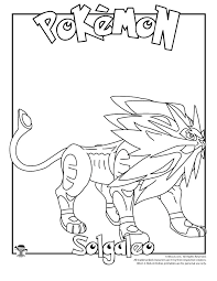Printable legendary raikou pokemon solgaleo coloring page coloring pages equation step by step symmetry math problems multiplication word problems year 1 multiply by 8 worksheet geometry worksheet answers i trust coloring pages. Solgaleo Coloring Page Woo Jr Kids Activities