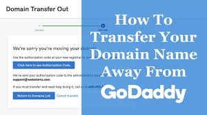 How To Transfer Your Domain Name Away From Godaddy Youtube