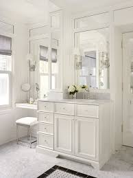 A lumber base with herringbone design inspired bathroom vanity is going to bring a vintage sound appeal to your bathroom decor. Traditional Bathroom Vanity With Bench 50 Amazing Collection Tbvwb Hausratversicherungkosten Info