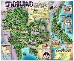 Children S Map Of Thailand By William Warren Island Info Samui The Koh Samui Experts Http Islandinfokohsamui Thailand Map World Thinking Day Australia Map