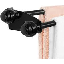 Comes in white, beige, or the new metallic bronze; Shanglixiansenxinmaoyi Double Towel Bar 25 Inch Bathroom Towel Rack Wall Mounted Hand Bath Towel Holder Matte Black Total Length 28 Inch Wayfair