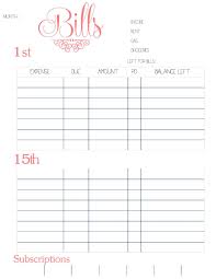 Fillable and printable bill organizer chart 2021. Free Printable Bill Organizer Search For A Good Cause