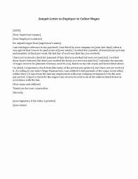 Demand Letter For Money Owed Fresh Unpaid Wages Letter To Employer Template Uk Business Letter Example Letter Templates Lettering