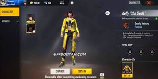 With the dash skill possessed by kelly, you can more easily go after completing the collection of elite kelly fragments, the last thing you need is to get the awakening shard. List Of All Elite Characters In Free Fire Free Fire Booyah