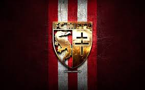 Maybe you would like to learn more about one of these? Download Wallpapers Fc Metz Golden Logo Ligue 1 Red Metal Background Football Metz Fc French Football Club Fc Metz Logo Soccer France For Desktop Free Pictures For Desktop Free