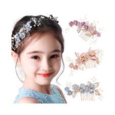 Barrette pour cheveux bleu clair