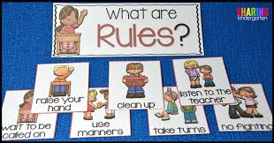 School Rules Sharing Kindergarten