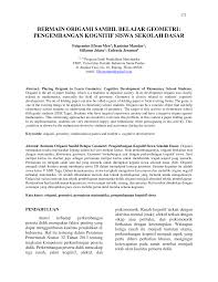 I recommend using origami paper if you want them to turn out nice, but regular paper will do fine for simple diagrams. Http Unikastpaulus Ac Id Jurnal Index Php Jrt Article Download 394 272