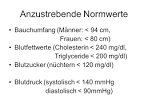 Wie hoch dürfen die Triglyceride im Blut sein? - Navigator Medizin