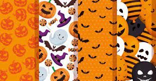 Halloween puppets by red heart. Halloween Pattern Images Free Vectors Stock Photos Psd