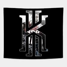 Kyrie irving taking a stomp and wiping his feet a couple times like he was putting out a cigarette on the leprechaun logo at midcourt to end the game on the tnt broadcast. Kyrie Irving Logo Wallpaper Hd