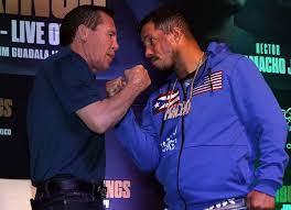 Calls for son to retire after loss to anderson silva. Photos Julio Cesar Chavez Sr Hector Camacho Jr Face To Face At Final Presser Boxing News