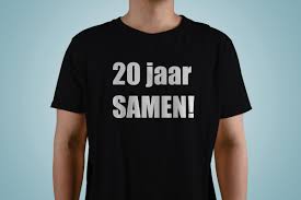 Bol Com 20 Jaar Getrouwd Jubileum Trouwdag Viering 50 Jaar Samen T Shirt Kado Cadeau