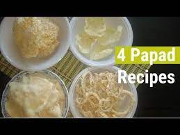 Home Made Papad Recipes Rice Papad Suji Papad Sabudana Papad Rice Vadam Pindi Vadiyalu Rava Sandige Youtube Tea Time Food Recipes Dry Snacks