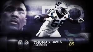 Of all the players in the NFL..., "Thomas Davis is probably my LEAST  favorite player to play against." #NFLTop100