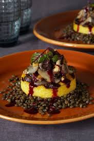 Delicious and easy vegetarian recipes. Polenta With Wild Mushrooms Hazelnuts And Figs Recipe Fig Recipes Vegan Main Course Recipes