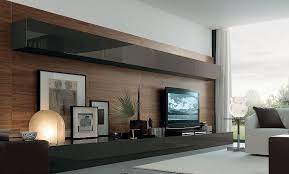 Get some modern ideas to integrate tv unit in your living room: Modern Wall Unit For Living Room Novocom Top