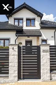 Main entrance gate design and material for enhancing your home. Contemporary Modern Metal Gate Modern Metal Gate Custom Size Art Pedestrian Walk Thru Entry Iron Ste House Fence Design House Gate Design Modern Fence Design
