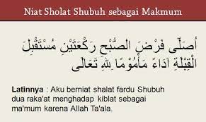 Niat Sholat Subuh Sebagai Imam Makmum Dan Sendirian Kumpulan Materi Pelajaran Dan Contoh Soal 2