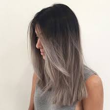 Dark A Brown To Gray With Images Grey Ombre Hair Hair Color Balayage Balayage Hair