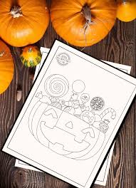 Free printable candy coloring pages. Free Printable Halloween Candy Coloring Pages For Kids