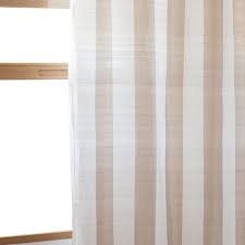 Maybe you would like to learn more about one of these? Beige And White Stripe Silk Curtain