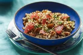 Grain Salad with Toasted Walnuts, Dates and Grapefruit - California Walnuts