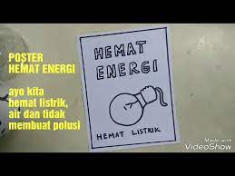 60 gambar mewarnai hewan pemandangan transportasi lengkap. Menggambar Poster Hemat Energi Save Energy Poster Drawing Mulyadi Art Class Youtube