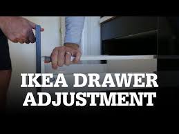 How To Adjust Ikea Drawers Youtube Ikea Drawers Ikea Kitchen Drawers Installing Cabinets